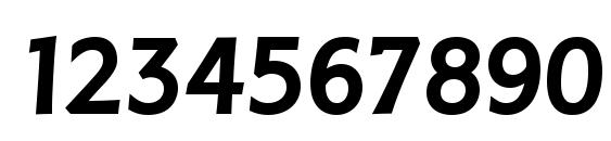 Linotype Pisa Bold Font, Number Fonts