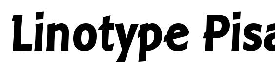 Linotype Pisa Headline font, free Linotype Pisa Headline font, preview Linotype Pisa Headline font