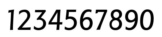 Linotype Pisa Regular Font, Number Fonts