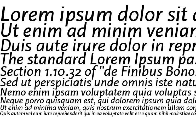 specimens Linotype Projekt Italic font, sample Linotype Projekt Italic font, an example of writing Linotype Projekt Italic font, review Linotype Projekt Italic font, preview Linotype Projekt Italic font, Linotype Projekt Italic font