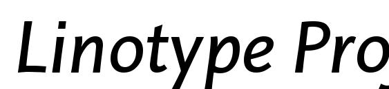 Linotype Projekt Italic font, free Linotype Projekt Italic font, preview Linotype Projekt Italic font