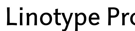 Linotype Projekt Regular Font