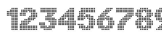 Linotype Punkt Regular Font, Number Fonts