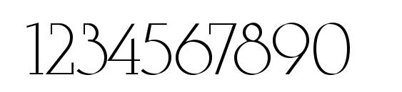 Linotype Rowena Light Font, Number Fonts