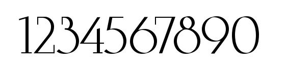 Linotype Rowena Regular Font, Number Fonts