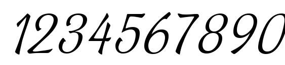 Linotype Sallwey Script Font, Number Fonts