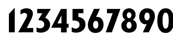 Linotype Spitz Bold Font, Number Fonts