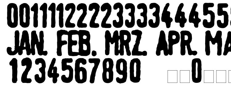 glyphs Linotype Tagesstempel Fett font, сharacters Linotype Tagesstempel Fett font, symbols Linotype Tagesstempel Fett font, character map Linotype Tagesstempel Fett font, preview Linotype Tagesstempel Fett font, abc Linotype Tagesstempel Fett font, Linotype Tagesstempel Fett font