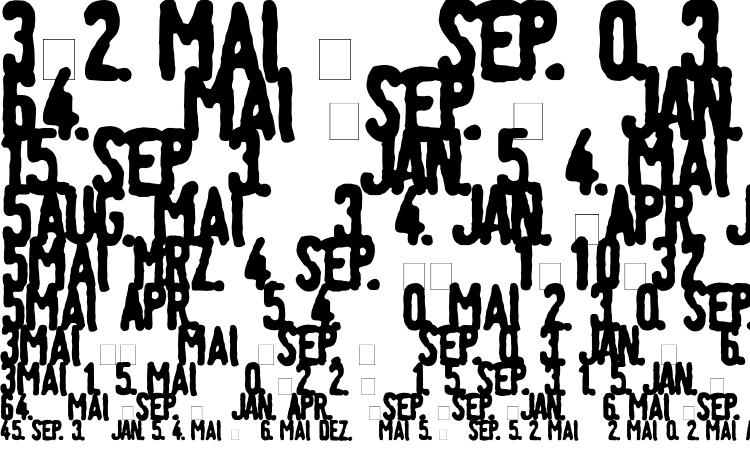 specimens Linotype Tagesstempel Fett font, sample Linotype Tagesstempel Fett font, an example of writing Linotype Tagesstempel Fett font, review Linotype Tagesstempel Fett font, preview Linotype Tagesstempel Fett font, Linotype Tagesstempel Fett font