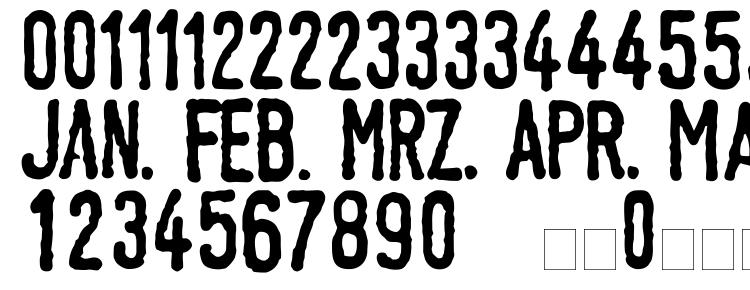 glyphs Linotype Tagesstempel Normal font, сharacters Linotype Tagesstempel Normal font, symbols Linotype Tagesstempel Normal font, character map Linotype Tagesstempel Normal font, preview Linotype Tagesstempel Normal font, abc Linotype Tagesstempel Normal font, Linotype Tagesstempel Normal font