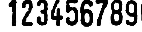 Linotype Tagesstempel Normal Font, Number Fonts