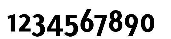 Linotype Tetria Bold Font, Number Fonts