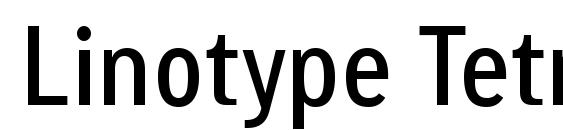 Linotype Tetria Regular Tab Font