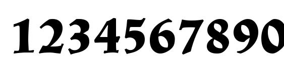 Linotype Trajanus Black Font, Number Fonts