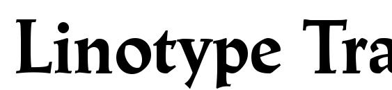 Linotype Trajanus Bold Font