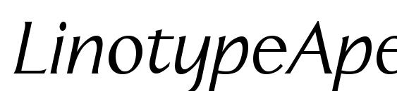 Шрифт LinotypeAperto Italic