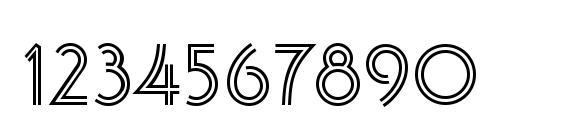 LinotypeBanjomanOpen Bold Font, Number Fonts