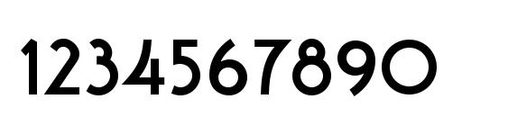 LinotypeBanjomanText Bold Font, Number Fonts
