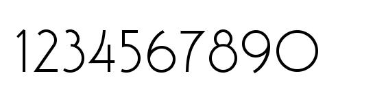 LinotypeBanjomanText Light Font, Number Fonts