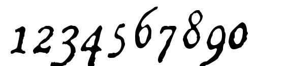 LinotypeCompendio Italic Font, Number Fonts