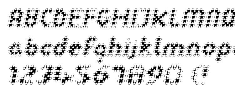 глифы шрифта LinotypeDot Oblique, символы шрифта LinotypeDot Oblique, символьная карта шрифта LinotypeDot Oblique, предварительный просмотр шрифта LinotypeDot Oblique, алфавит шрифта LinotypeDot Oblique, шрифт LinotypeDot Oblique