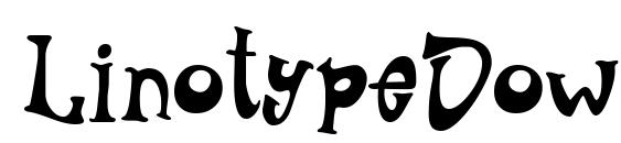 LinotypeDownTown font, free LinotypeDownTown font, preview LinotypeDownTown font