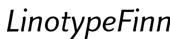 LinotypeFinnegan Italic Font
