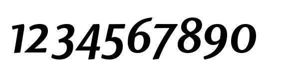 LinotypeFinneganSC MediumIt Font, Number Fonts