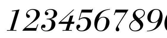 LinotypeGianotten Italic Font, Number Fonts