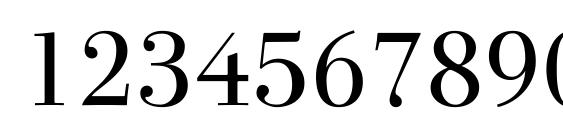 LinotypeGianotten Light Font, Number Fonts