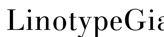 LinotypeGianotten Light Font