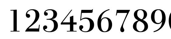 LinotypeGianotten Regular Font, Number Fonts