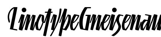 LinotypeGneisenauette RegAlt font, free LinotypeGneisenauette RegAlt font, preview LinotypeGneisenauette RegAlt font