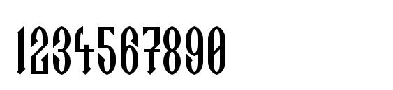 Шрифт LinotypeGoTekk Black, Шрифты для цифр и чисел