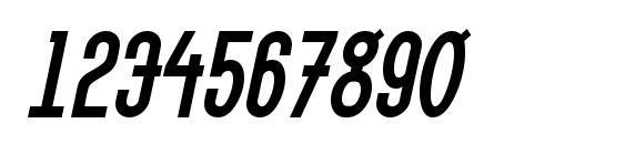 LinotypeMethod BoldOblique Font, Number Fonts