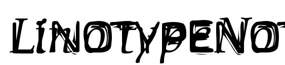 шрифт LinotypeNotPainted, бесплатный шрифт LinotypeNotPainted, предварительный просмотр шрифта LinotypeNotPainted