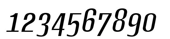 LinotypeOctane Italic Font, Number Fonts