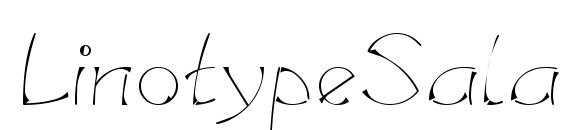 LinotypeSalamander Regular Font