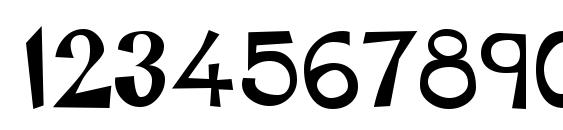 LinotypeTapeside Bold Font, Number Fonts