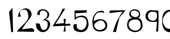 LinotypeTapeside Regular Font, Number Fonts