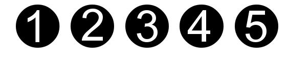 LinotypeTapestryCircle Font, Number Fonts