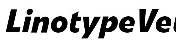 LinotypeVeto BoldItalic Font
