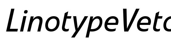 LinotypeVeto Italic font, free LinotypeVeto Italic font, preview LinotypeVeto Italic font