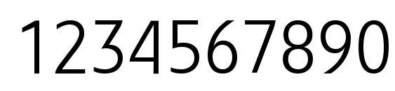 LinotypeVeto Light Font, Number Fonts