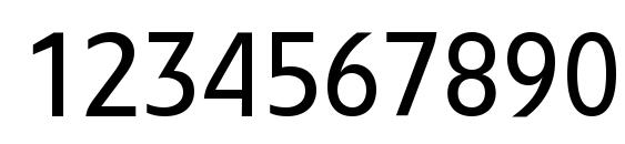 LinotypeVeto Regular Font, Number Fonts