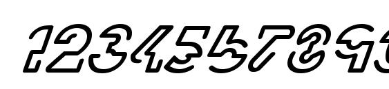 Шрифт LinotypeVision Oblique, Шрифты для цифр и чисел