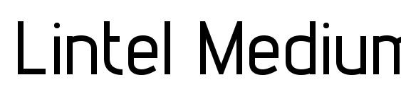 шрифт Lintel Medium, бесплатный шрифт Lintel Medium, предварительный просмотр шрифта Lintel Medium