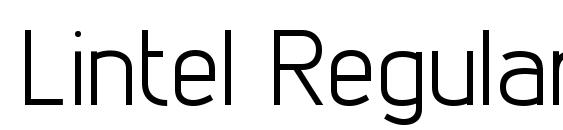 шрифт Lintel Regular, бесплатный шрифт Lintel Regular, предварительный просмотр шрифта Lintel Regular