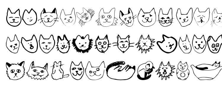 glyphs LinusFace font, сharacters LinusFace font, symbols LinusFace font, character map LinusFace font, preview LinusFace font, abc LinusFace font, LinusFace font