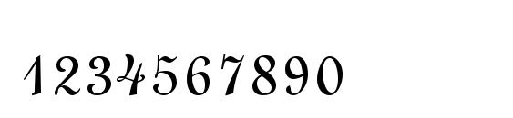 LinusScript Regular Font, Number Fonts